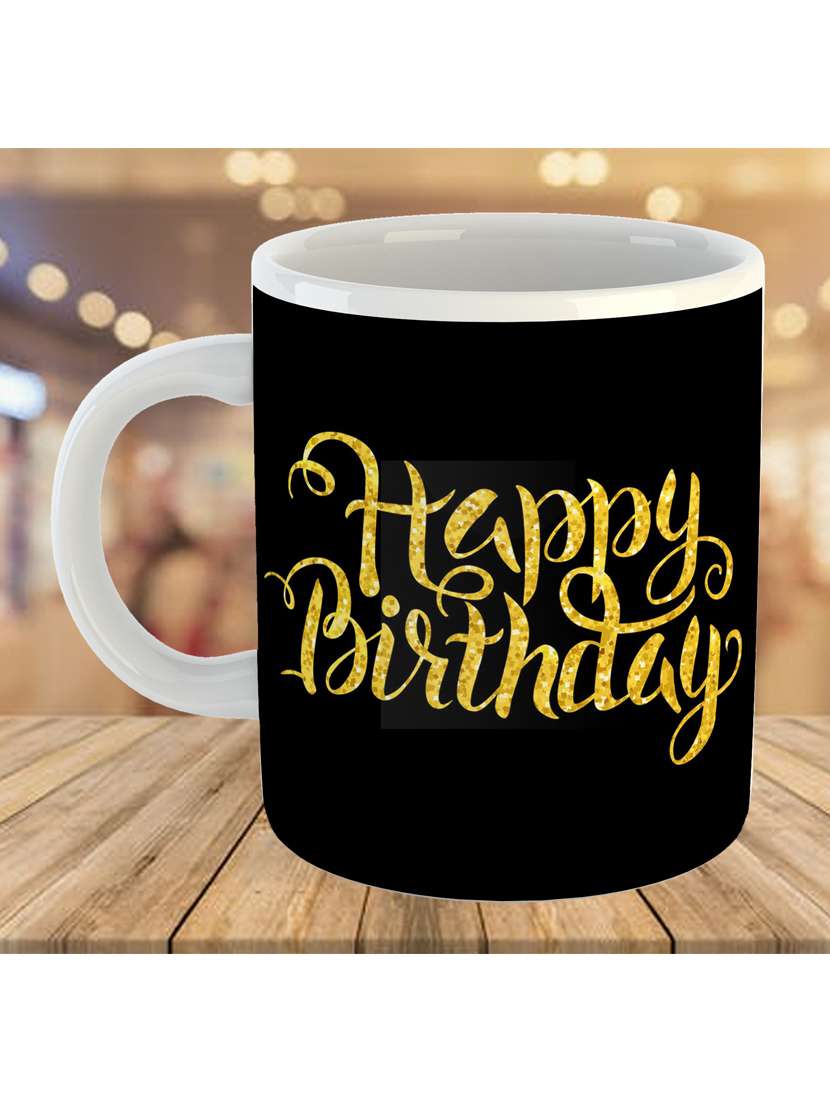 black printed coffee mug - 19260142 -  Standard Image - 1