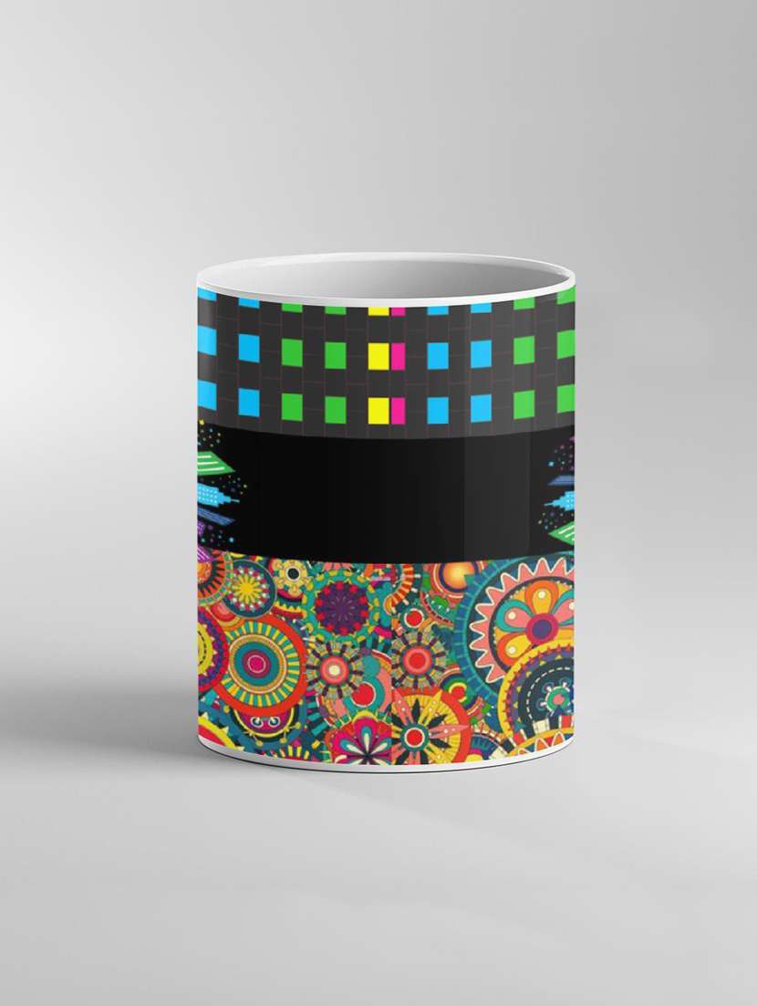 multi coloured printed coffee mug - 19260158 -  Standard Image - 1