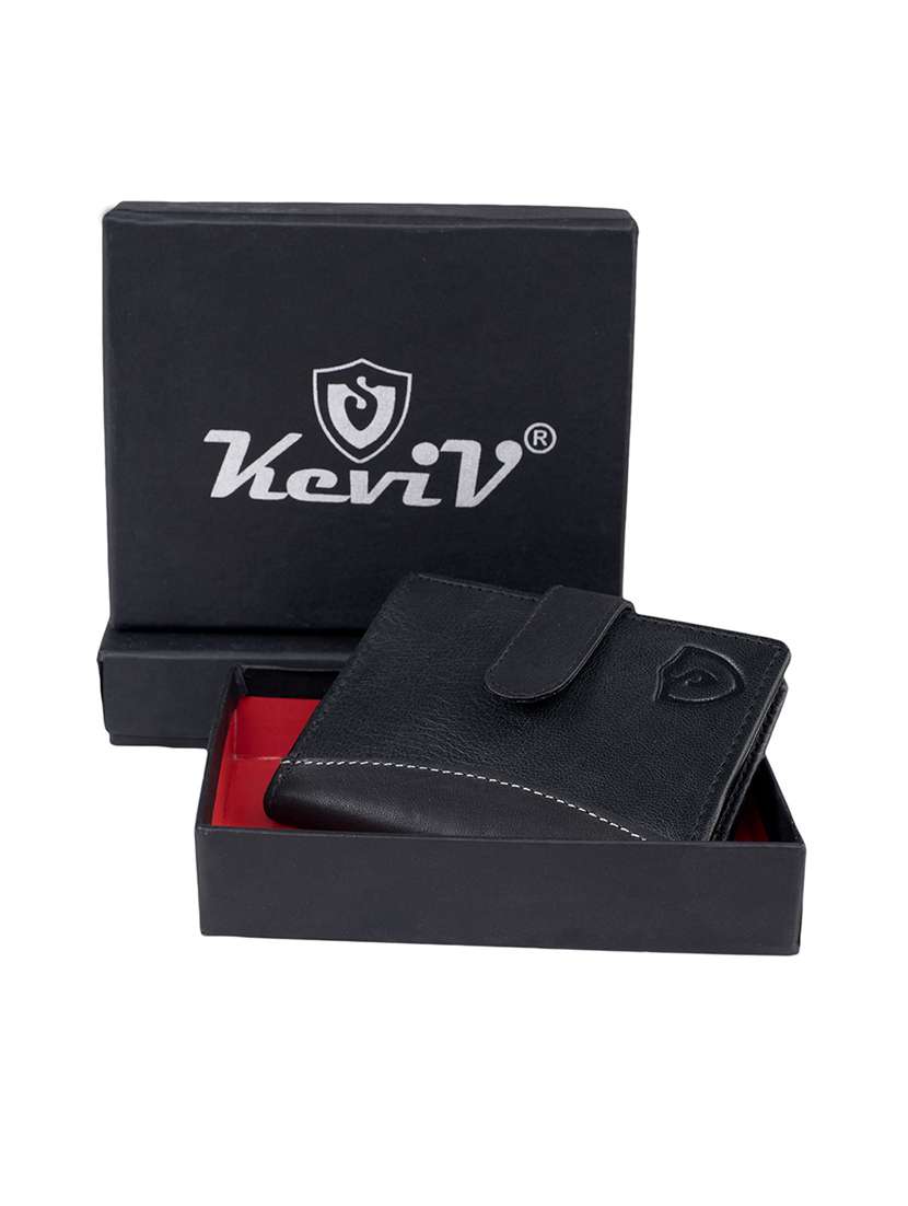black leatherette wallet - 19260243 - Standard Image - 6