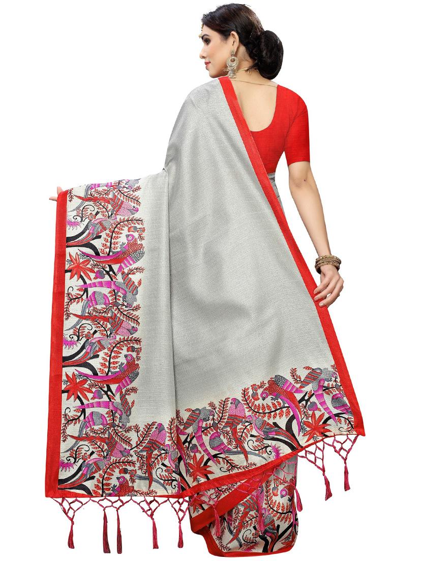 self designed woven saree with blouse - 19261528 -  Standard Image - 1