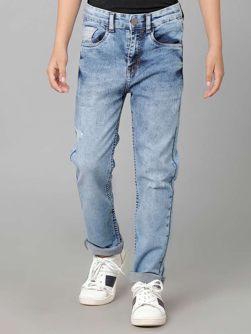 boy's distress slim fit jeans