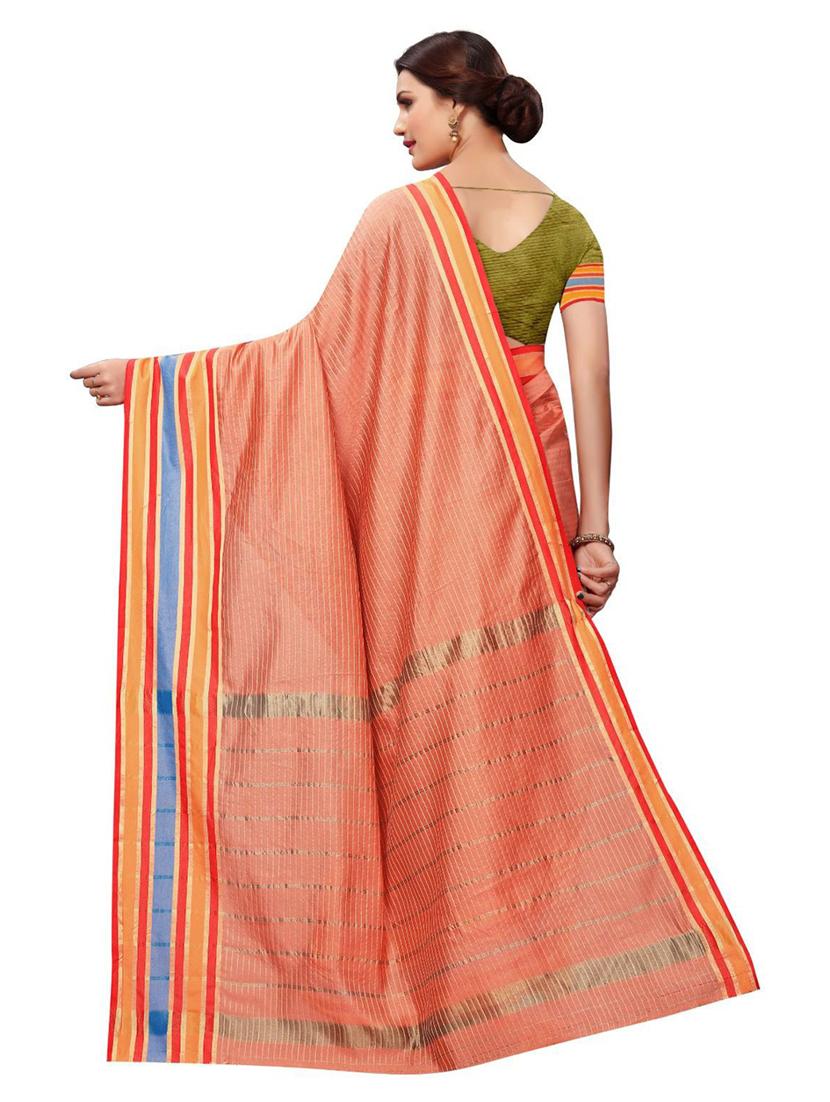 orange s satripedree with blouse - 19263682 - Standard Image - 1