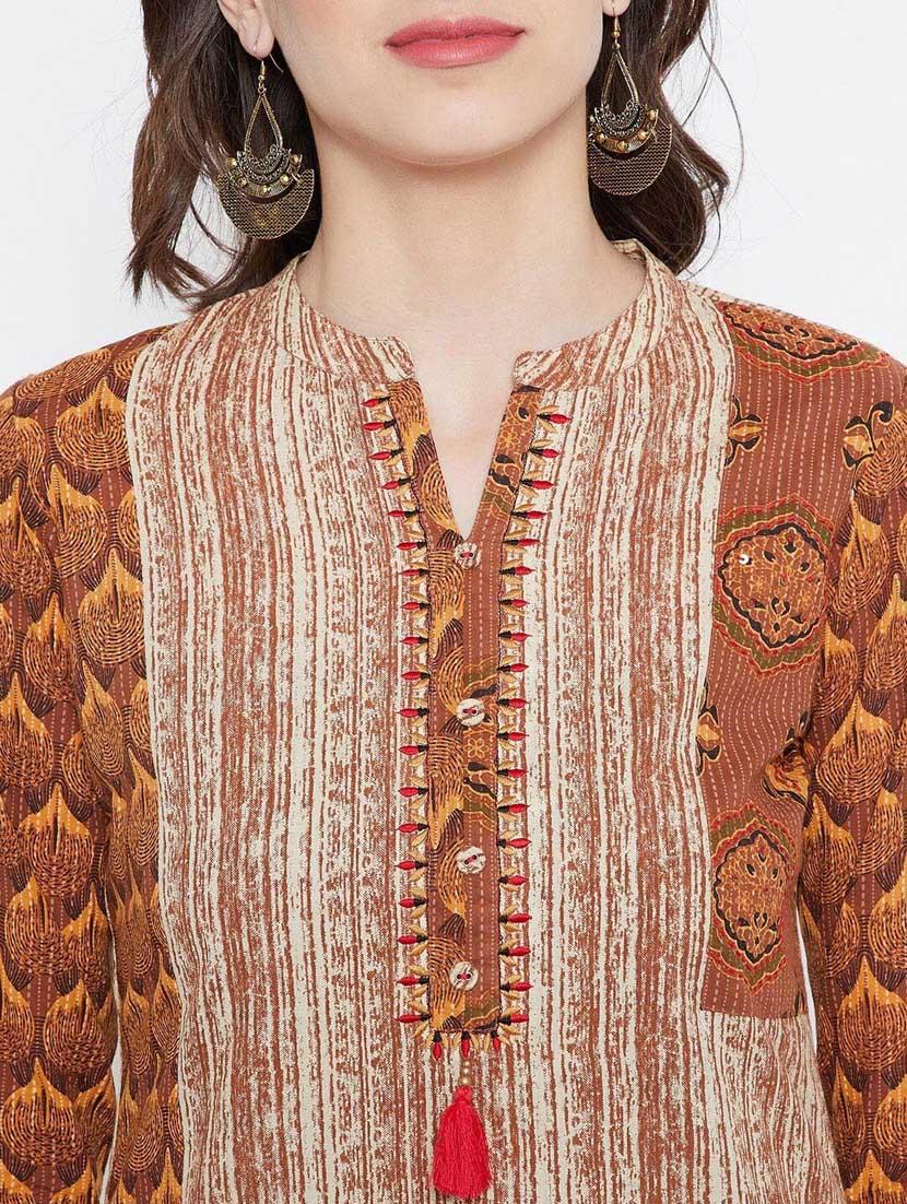 women's asymmetric kurta - 19264377 - Standard Image - 4