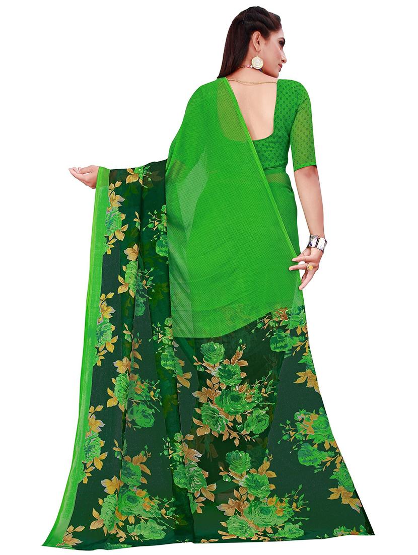 women's saree combo with blouse - 19264941 - Standard Image - 4