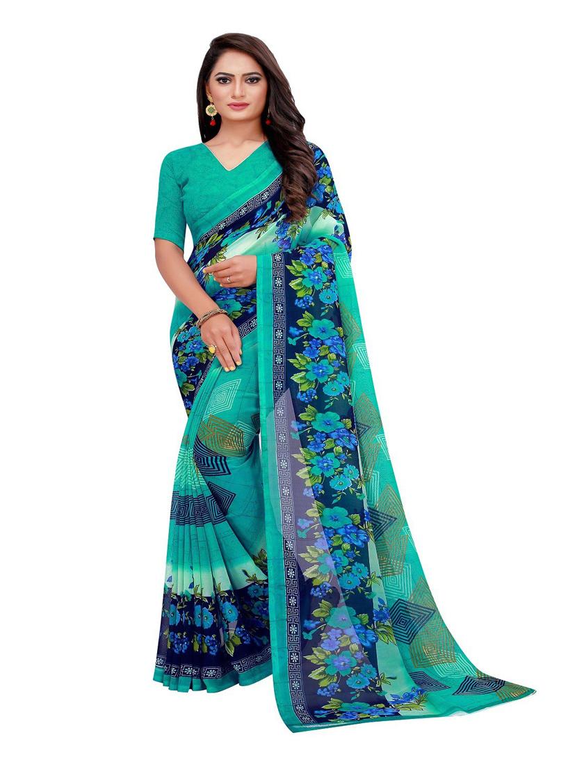 women's saree combo with blouse - 19264971 - Standard Image - 1