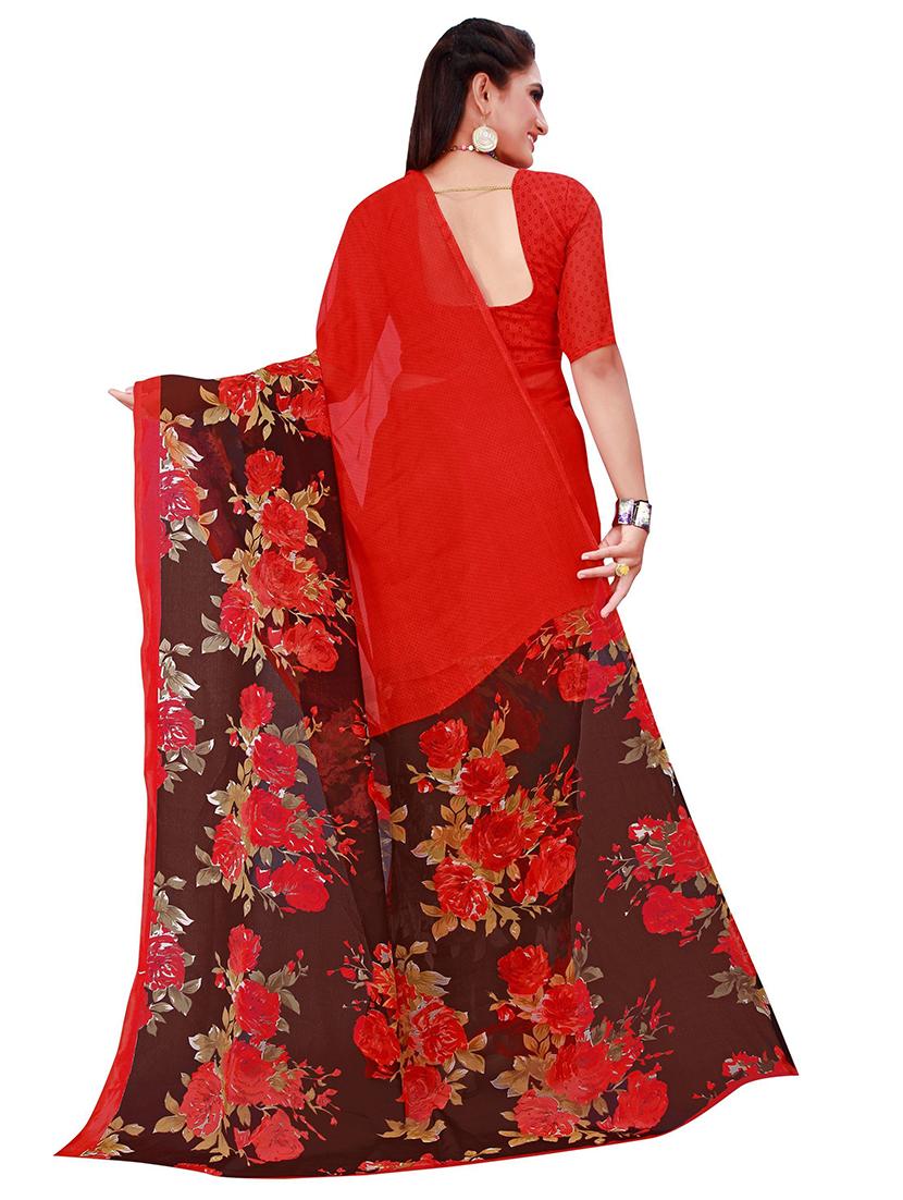 women's saree combo with blouse - 19264971 - Standard Image - 4