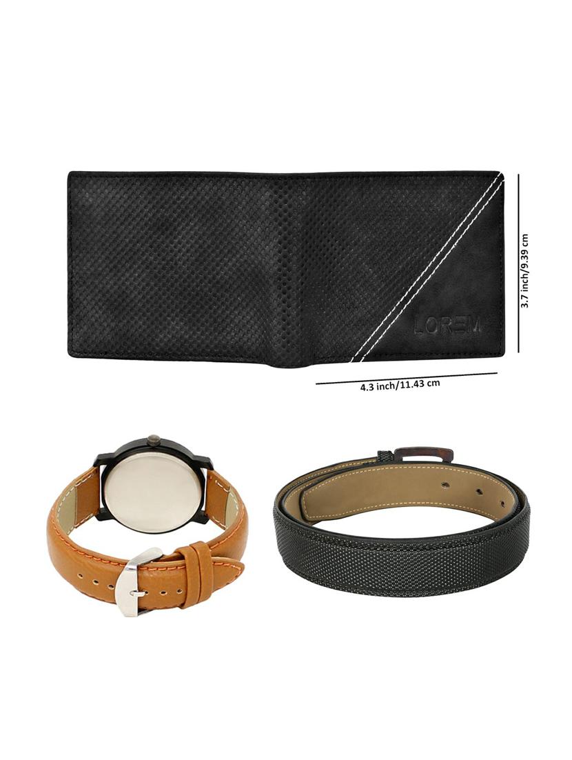 belt, wallet & watch gift combo - 19269288 -  Standard Image - 1