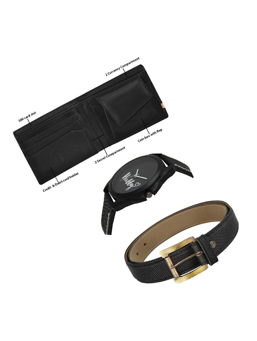 belt, wallet & watch gift combo - 19269790 -  Standard Image - 1