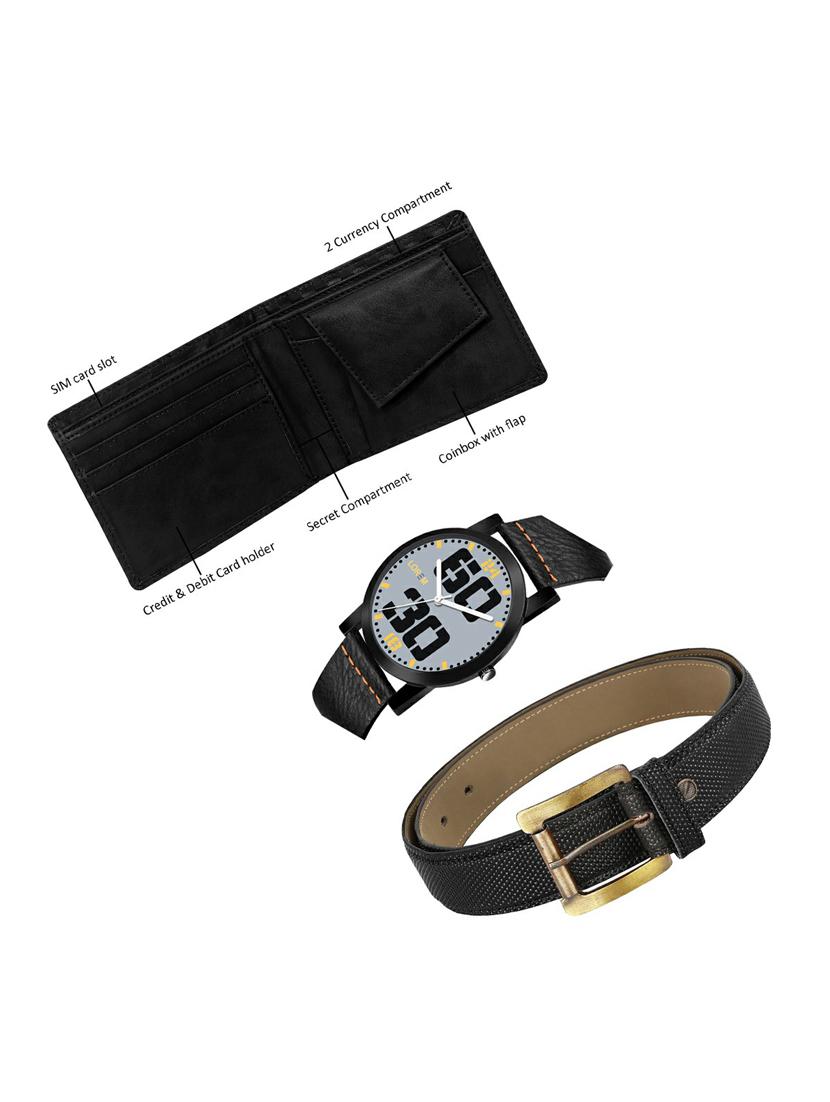 belt, wallet & watch gift combo - 19269967 -  Standard Image - 1