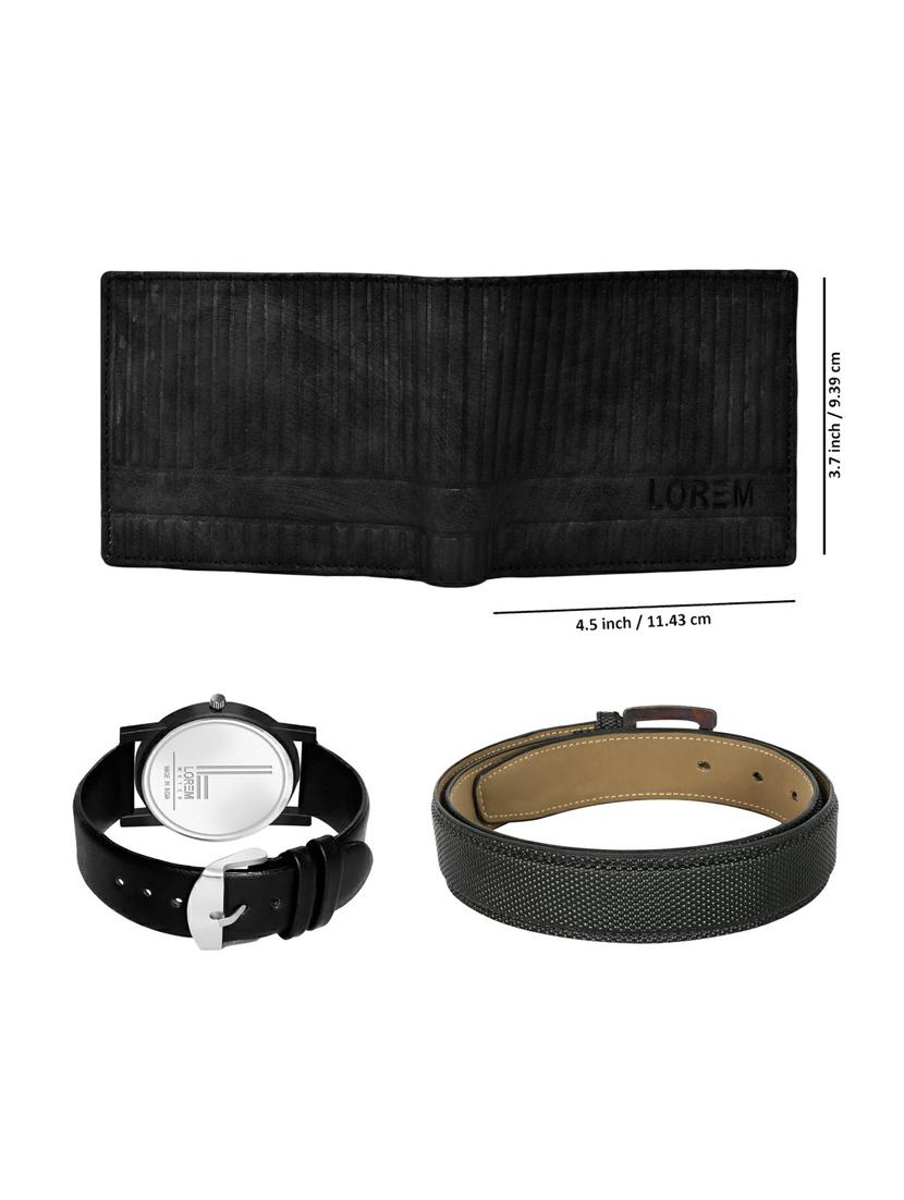 belt, wallet & watch gift combo - 19270049 -  Standard Image - 1