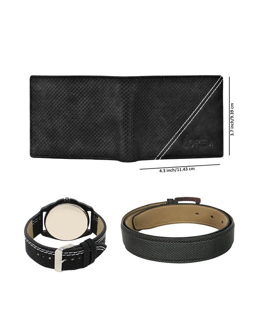 belt, wallet & watch gift combo - 19270234 - Standard Image - 1
