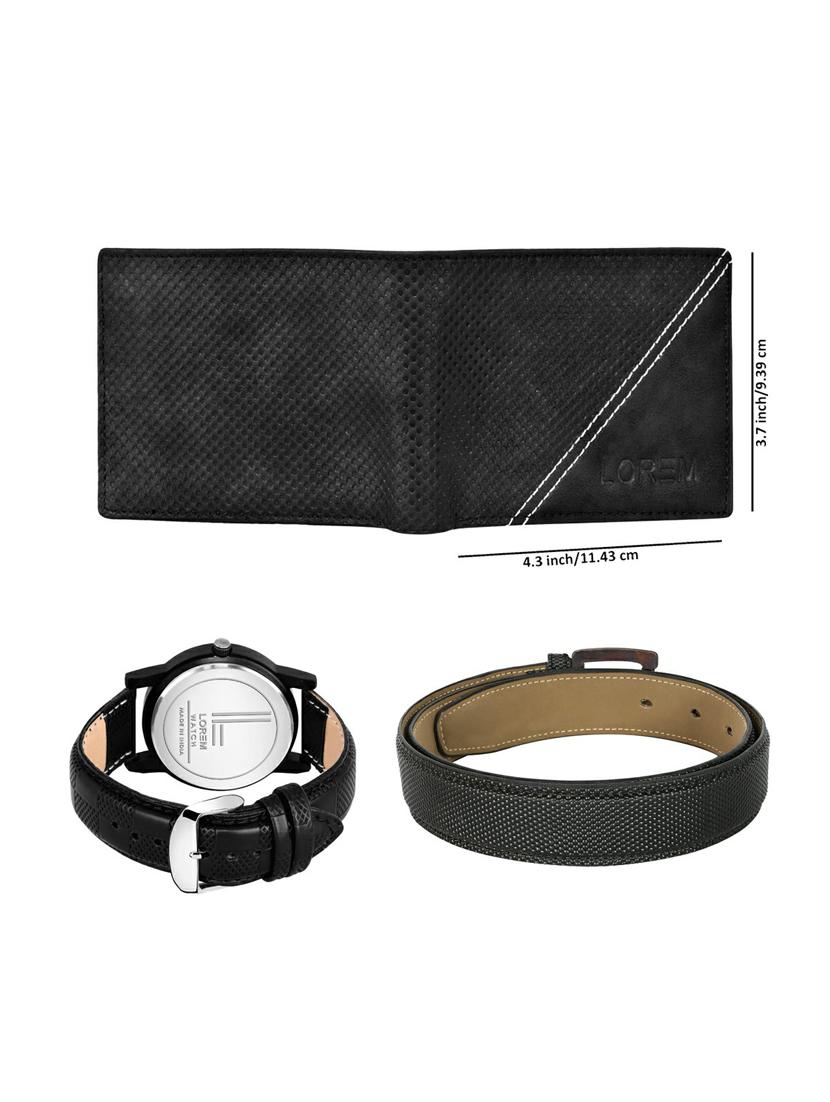 belt, wallet & watch gift combo - 19270369 - Standard Image - 1