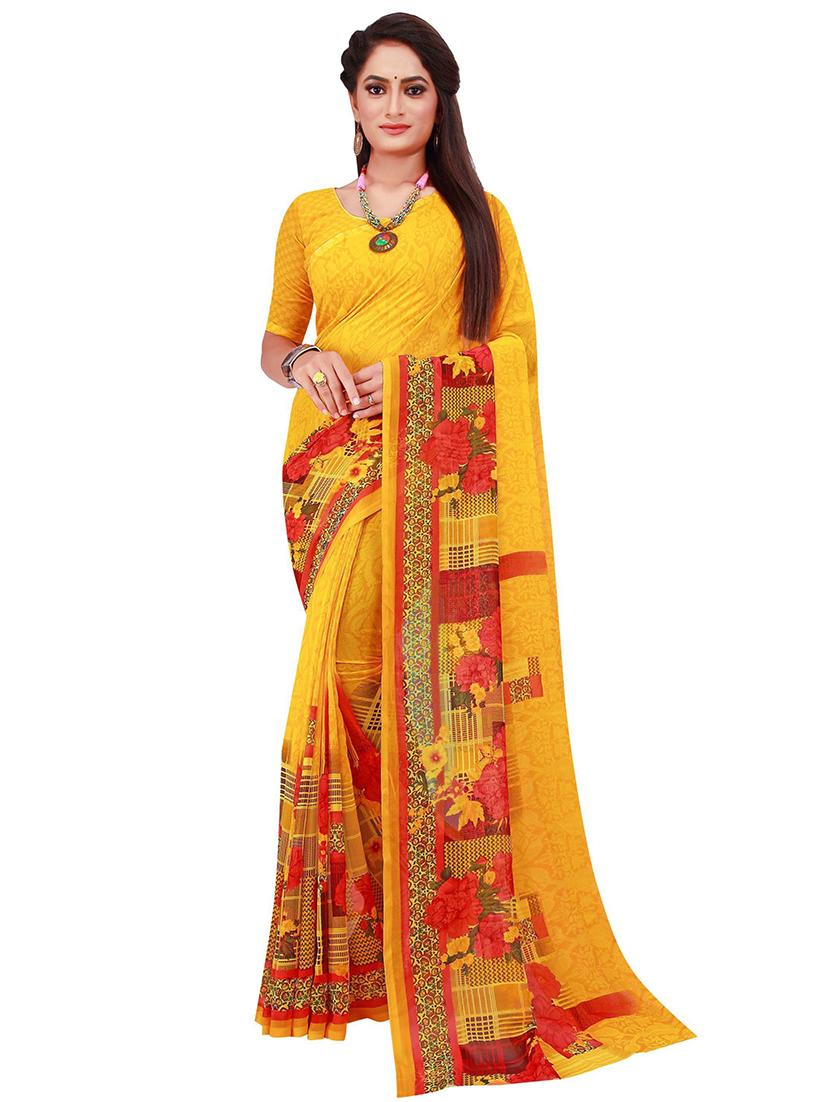 pack of 2 multi color saree with blouse - 19280750 - Standard Image - 1