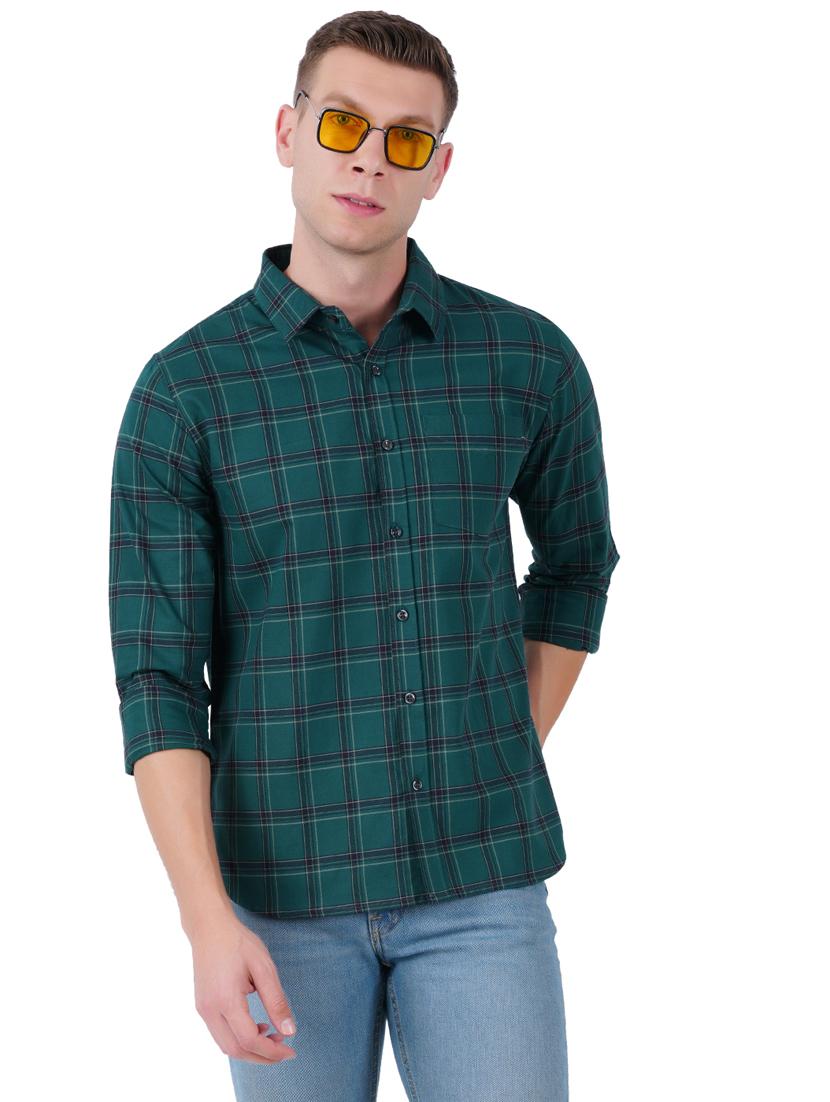 mens checks casual shirt - 19282440 -  Standard Image - 1