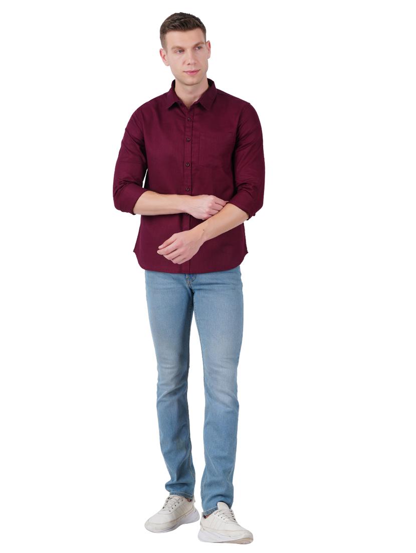mens solid casual shirt - 19282459 - Standard Image - 4