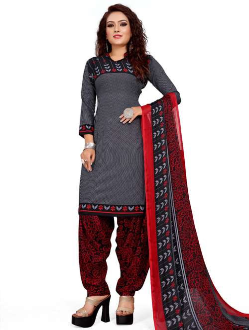 printed unstitched suit set - 19283969 -  Standard Image - 0