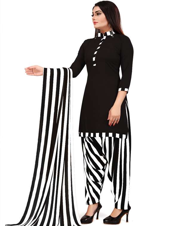 printed unstitched suit set - 19283971 -  Standard Image - 1