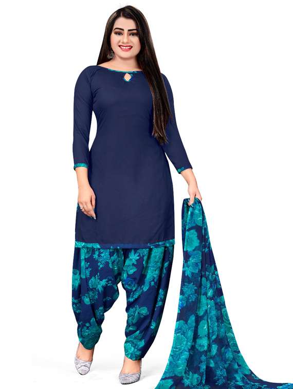 printed unstitched suit set - 19283981 -  Zoom Image - 0