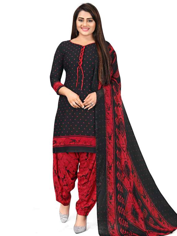 printed unstitched suit set