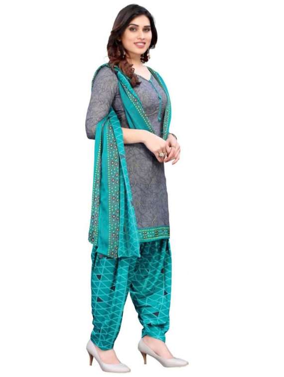 printed unstitched suit set