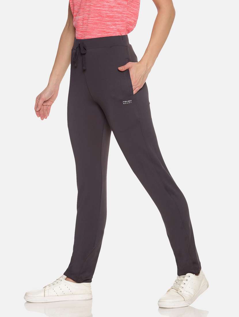 purple solid  track pant - 19285110 -  Standard Image - 1