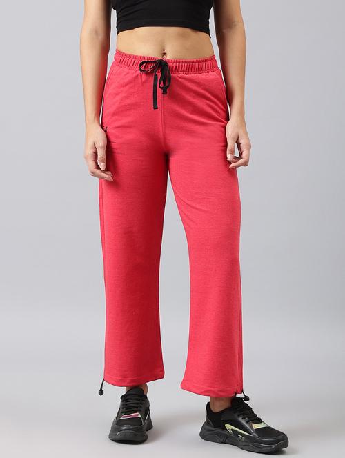  mid rise solid block track pant - 19285159 -  Standard Image - 0