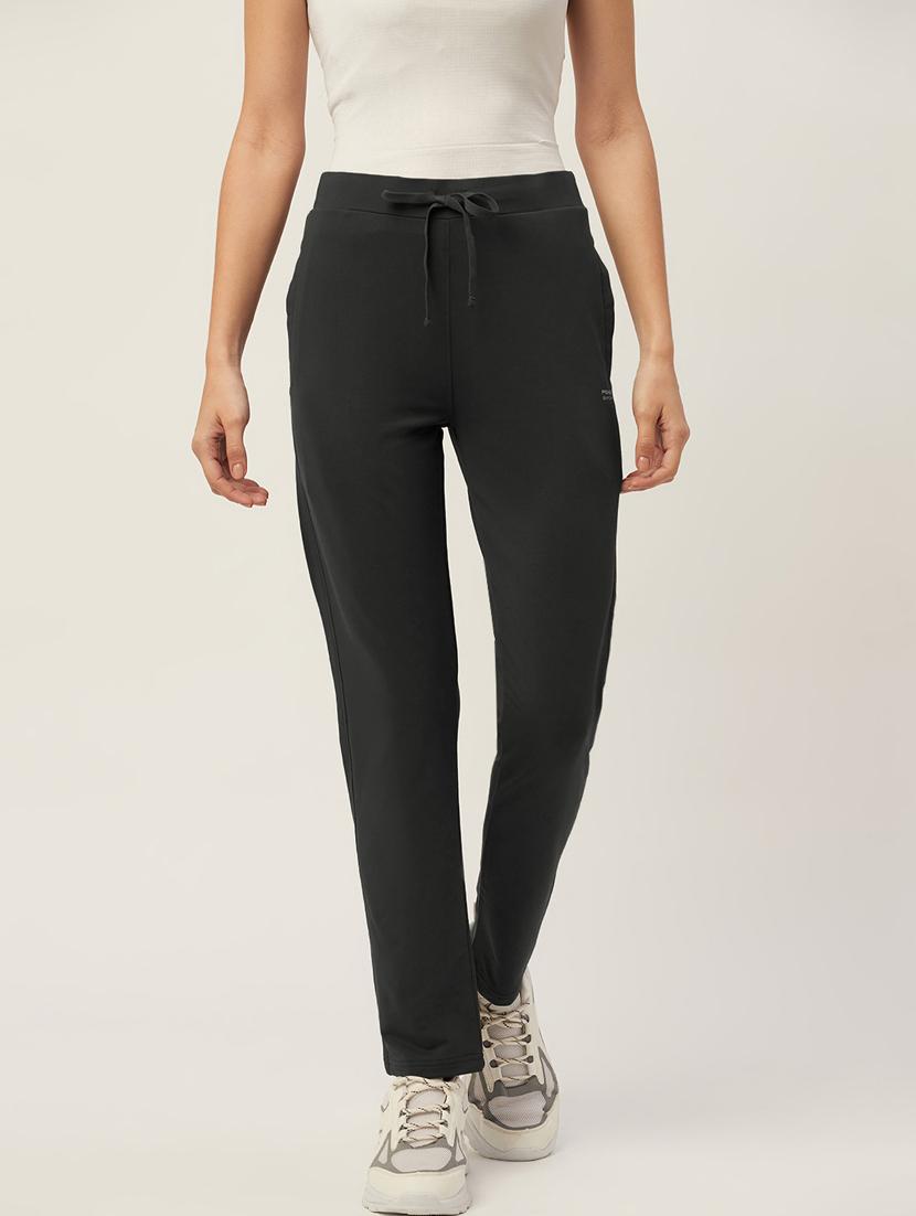 mid rise solid track pant - 19285191 - Zoom Image - 0