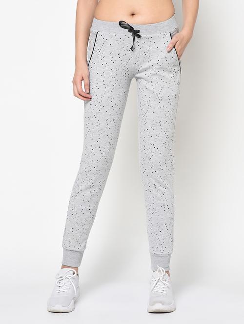 mid rise printed track pant - 19285201 -  Standard Image - 0