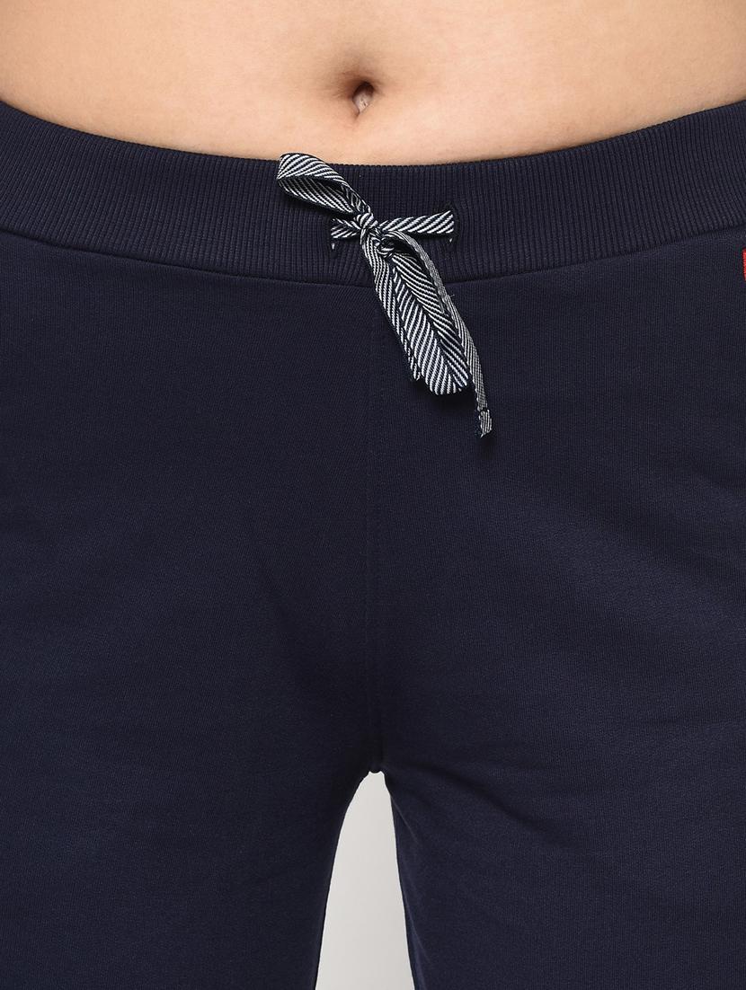 blue cotton blend regular shorts - 19285206 - Standard Image - 4