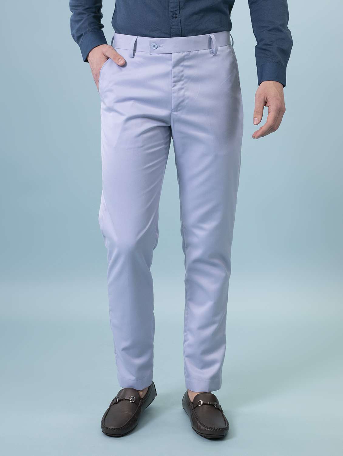 mid rise flat front trousers formal trouser