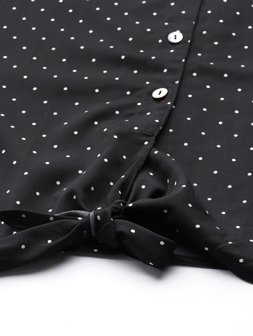 black printed shirt - 19286146 - Standard Image - 4
