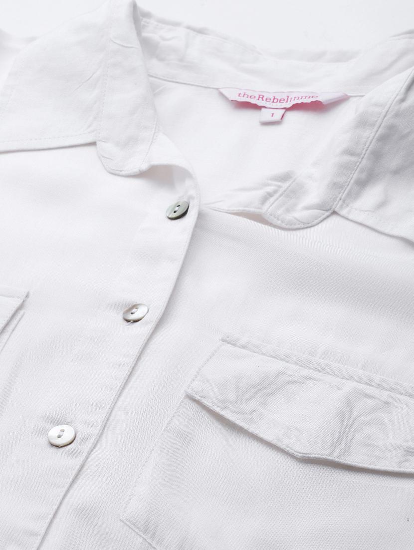 white solid shirt - 19286295 - Standard Image - 4