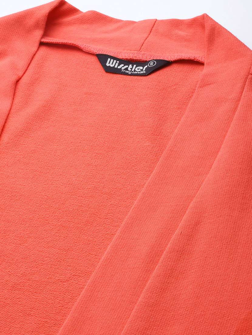 pink solid regular shrug - 19286759 - Standard Image - 4