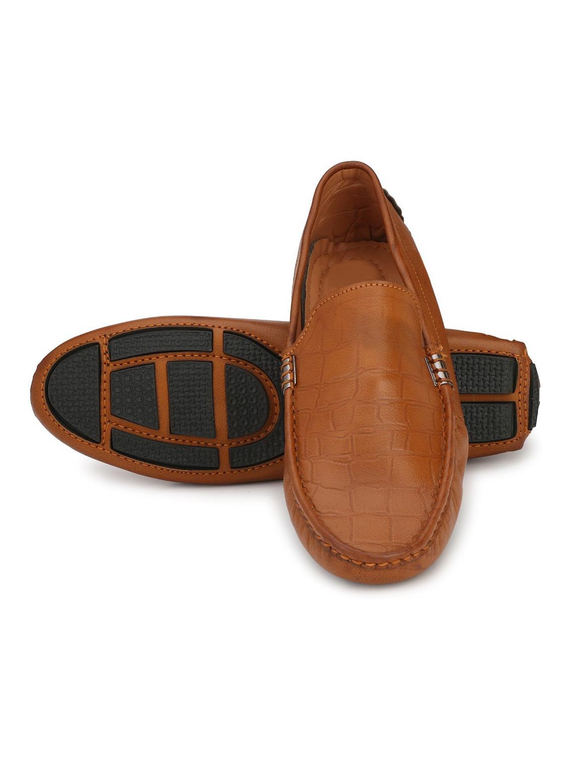 mens solid slip on loafer - 19286949 - Standard Image - 1