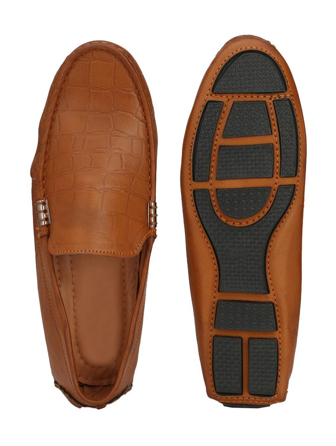 mens solid slip on loafer - 19286949 - Standard Image - 4
