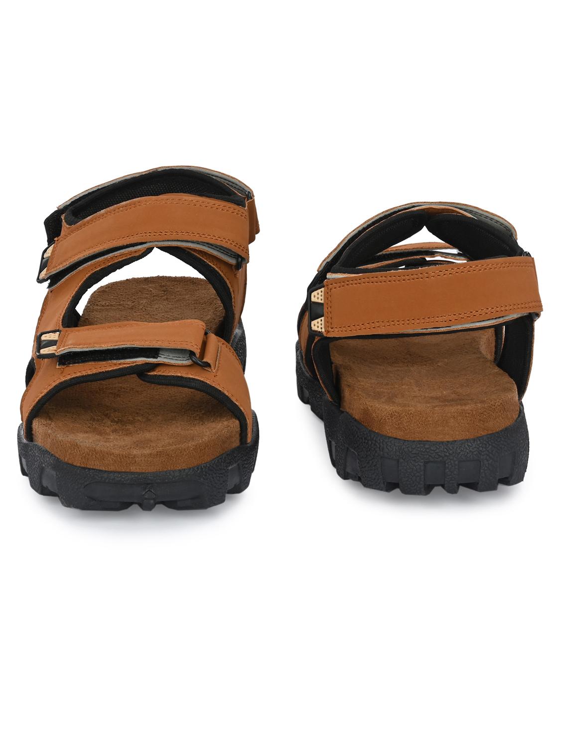 tan solid sandal - 19287264 - Standard Image - 4