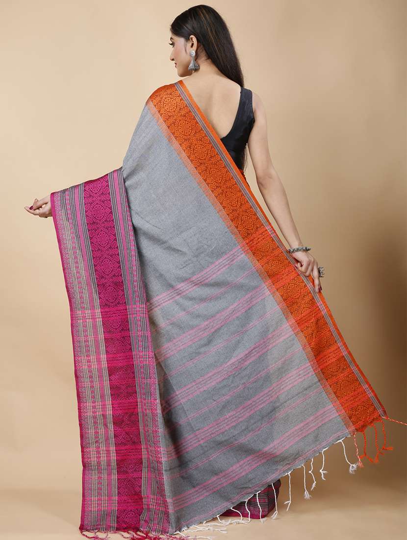 women's floral multi colored saree with blouse - 19287285 -  Standard Image - 1