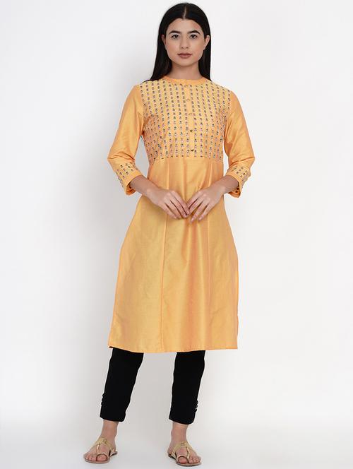 women's straight kurta - 19293537 - Standard Image - 0