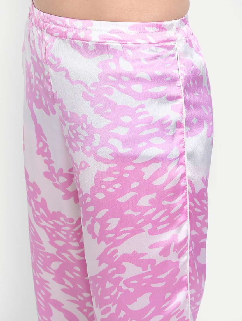 women printed night suit set - 19293982 - Standard Image - 4