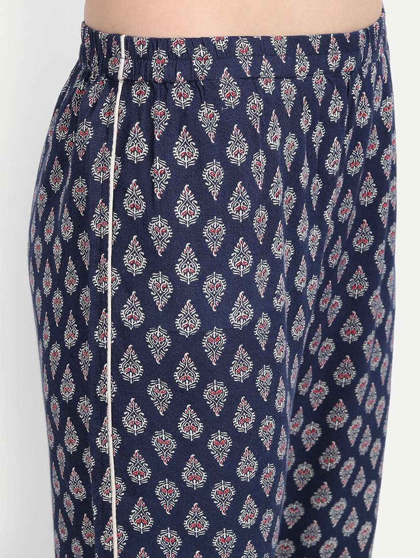 women printed night suit set - 19293989 - Standard Image - 4