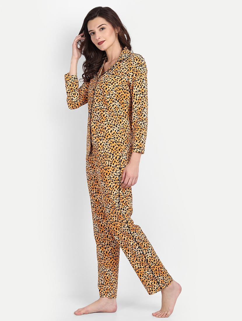 women printed night suit set - 19294003 -  Standard Image - 1