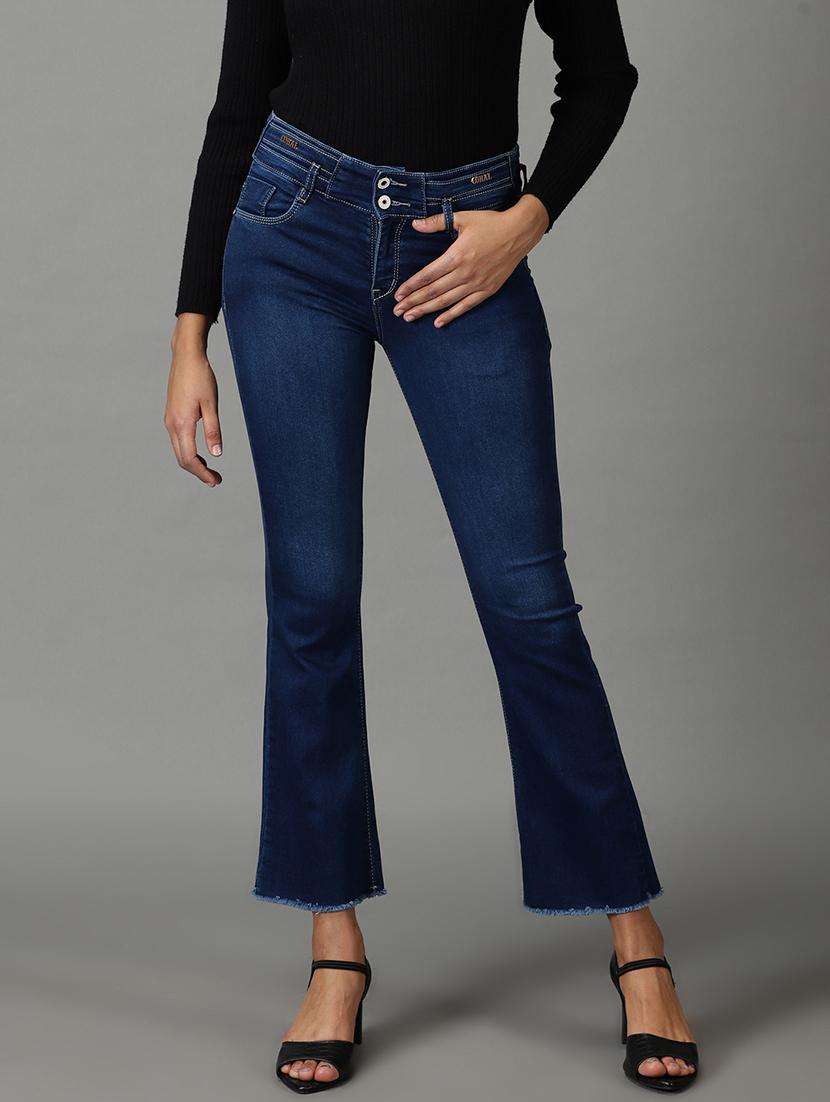 women's plain bootcut jeans - 19294588 - Zoom Image - 0