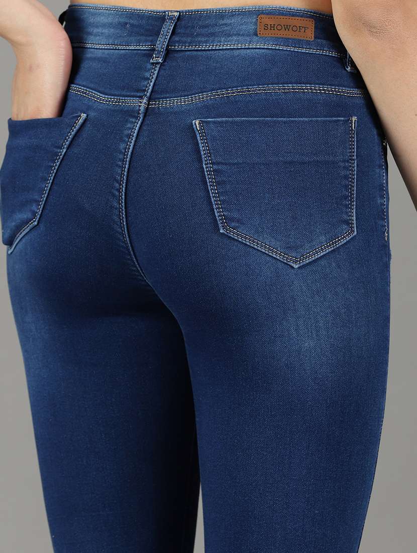 women's distress slim fit jeans - 19294609 -  Standard Image - 6