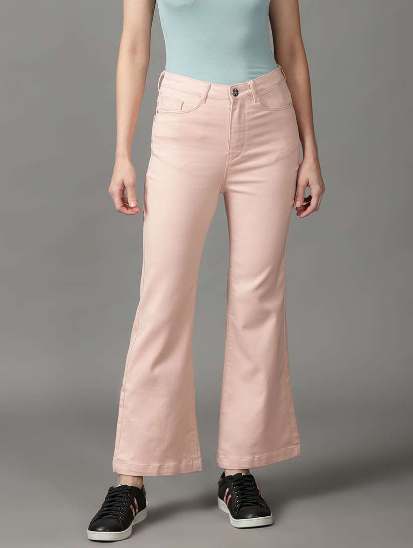 women's plain bootcut jeans