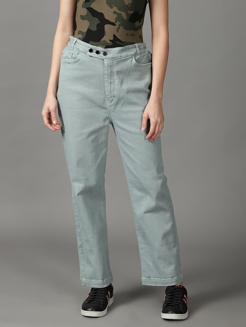 women's plain straight fit jeans - 19294644 - Zoom Image - 0