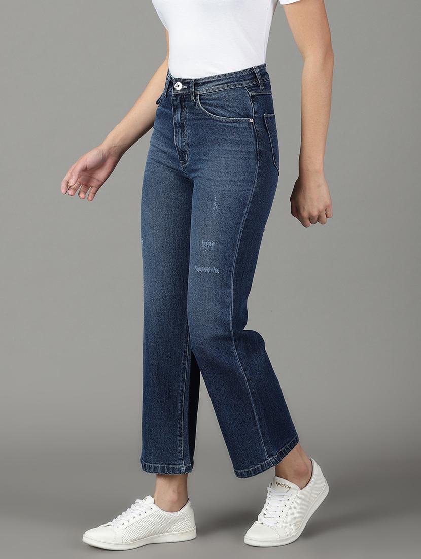 women's distress bootcut jeans - 19294672 -  Standard Image - 1