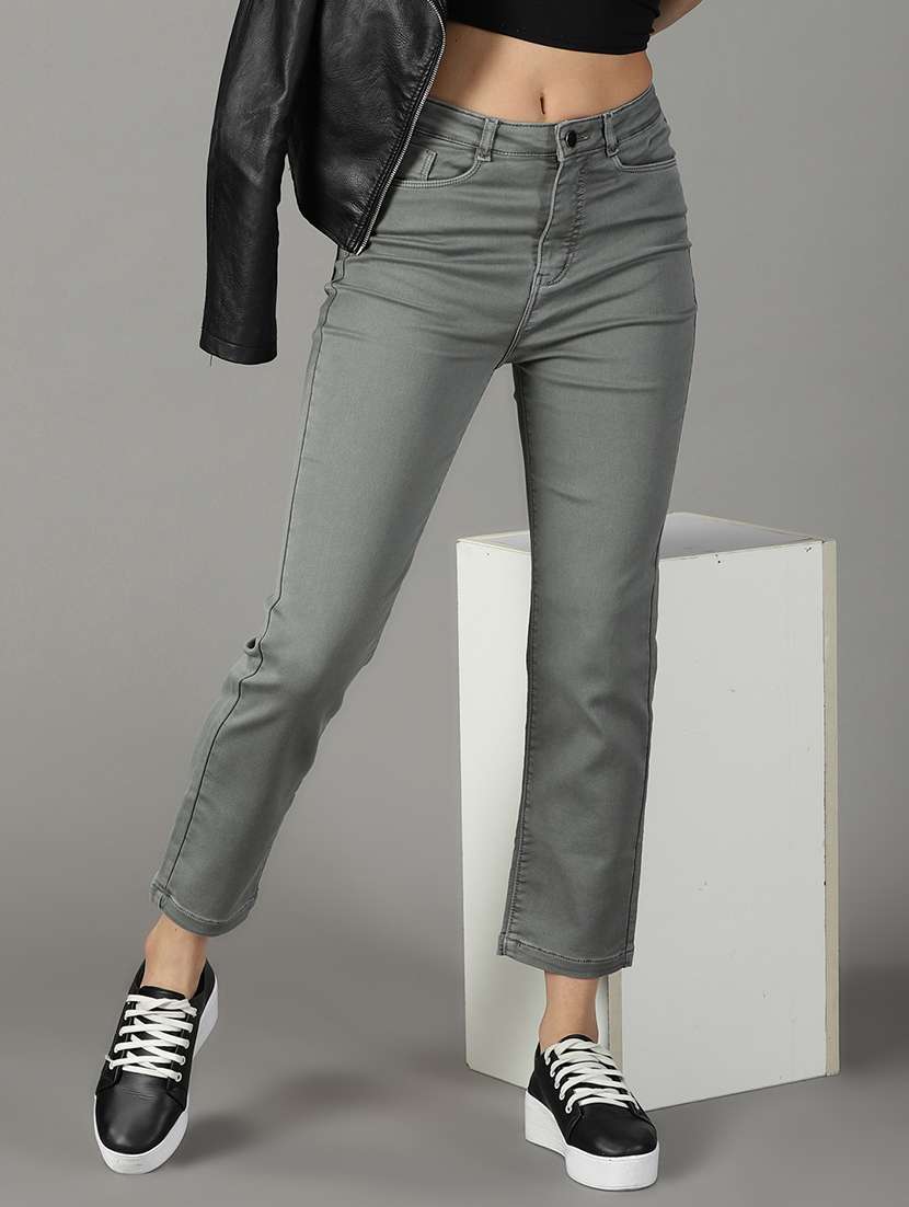 women's plain slim fit jeans - 19294680 -  Standard Image - 1
