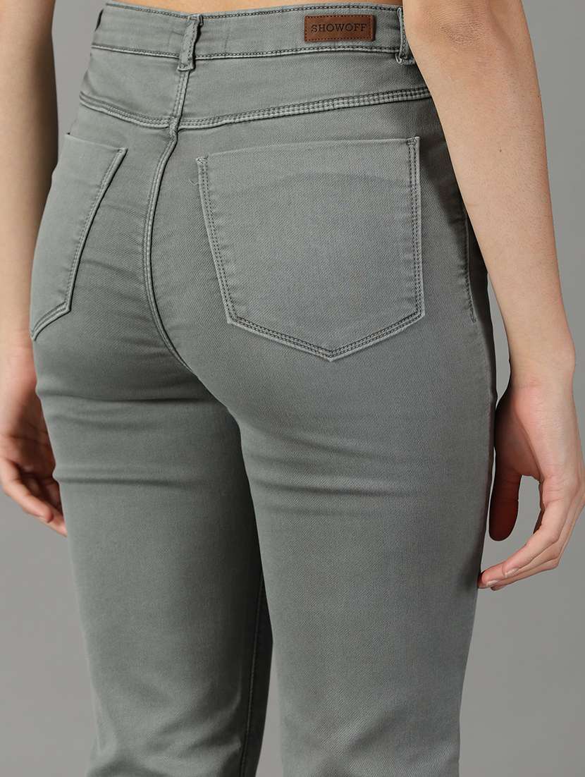 women's plain slim fit jeans - 19294680 -  Standard Image - 6
