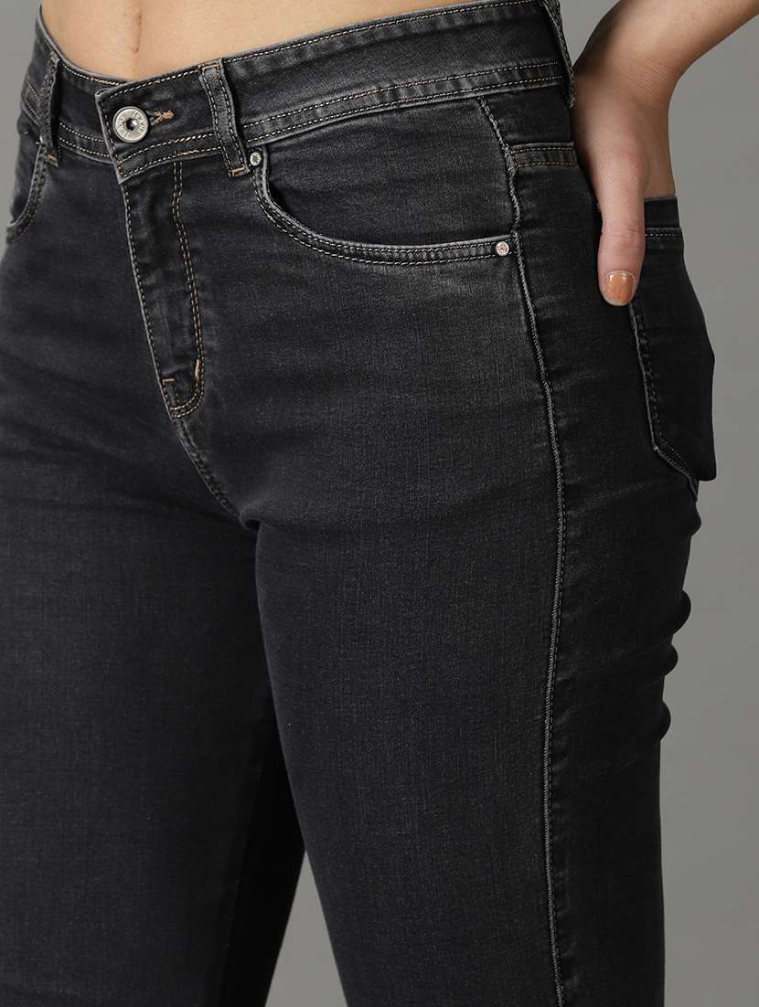 women's plain bootcut jeans - 19294729 -  Standard Image - 4
