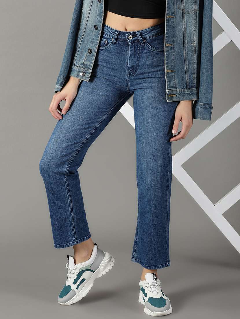 women's plain bootcut jeans - 19294760 -  Standard Image - 1
